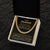 To My Husband - Straighten Your Crown - Cuban Link Chain Necklace