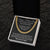 Our World Father's Day Necklace Cuban Link Chain