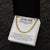 To My Son Necklace - Cuban Link Chain