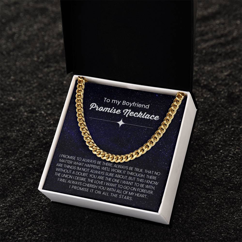 Boyfriend Cuban Chain Link Necklace On All The Stars -Grabs Your Now Cuban Link Chain