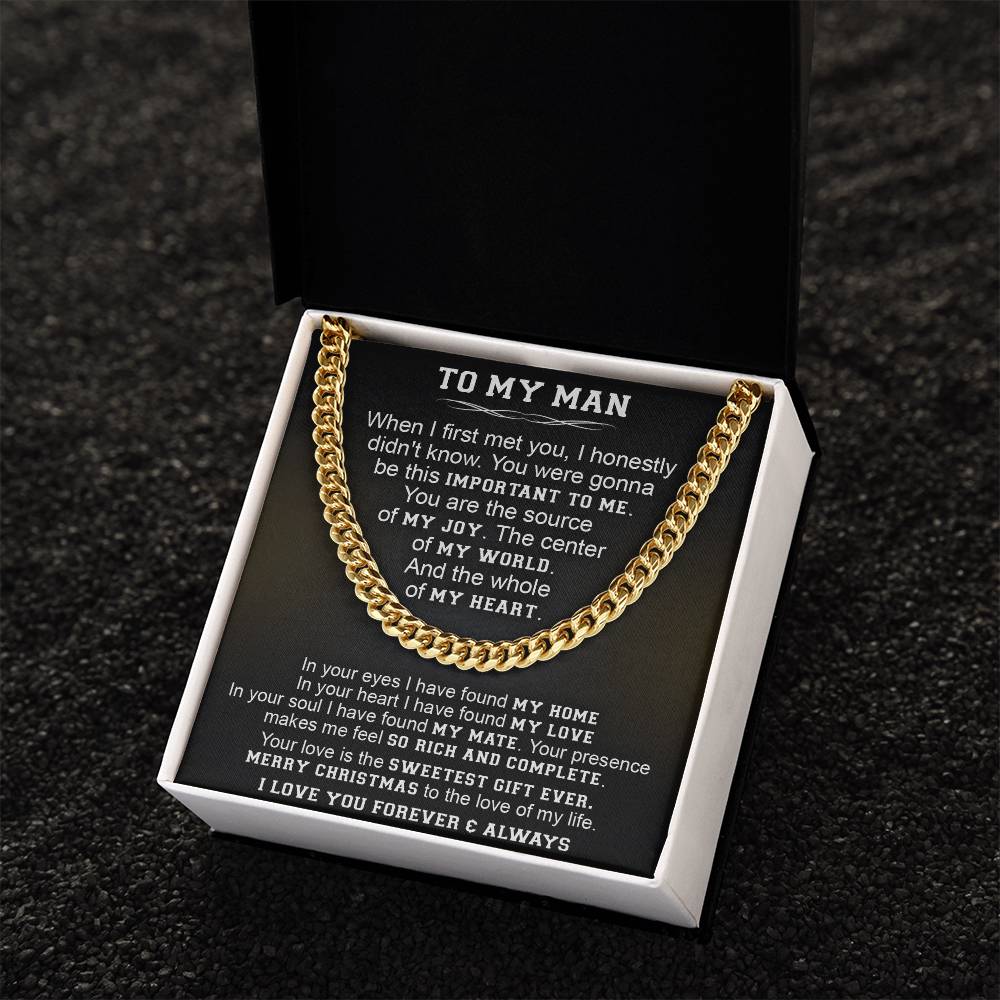 Gift For Your Man - Honest - Cuban Link Cuban Link Chain