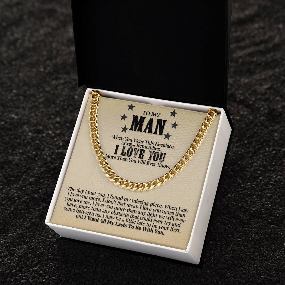 More Than You Will Ever Know - Cuban Link Chain Necklace