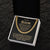 To My Son Love Dad Chain Necklace Cuban Link Chain