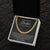 Special Gift For Brother From Brother - Cuban Link Chain Necklace With Message