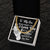 Gift For Son Never Forget That I Love You Cross Necklace Cuban Link Chain