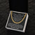Our World Father's Day Necklace Cuban Link Chain