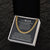 To My Man - I Love You Forever & Always  Cuban Link Chain Necklace