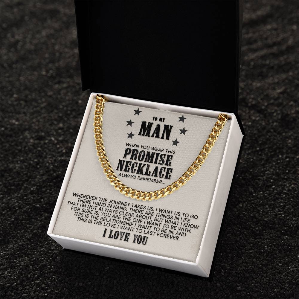 The Promise Necklace - Cuban Link Chain Necklace