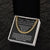 Our World Father's Day Necklace Cuban Link Chain
