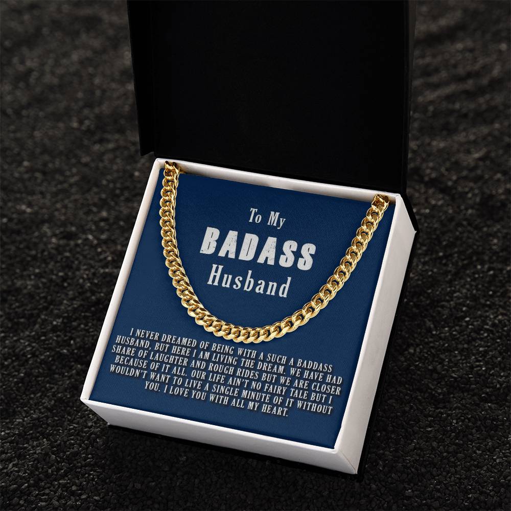 Badass Husband Cuban Link Chain