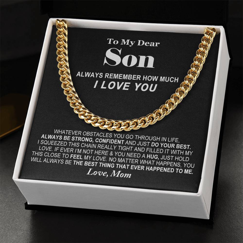 Son - Always Be Strong - Cuban Link Chain