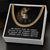 God - Creates The Toughest Soldiers Through Life's Hardest Battles Cuban Link Chain