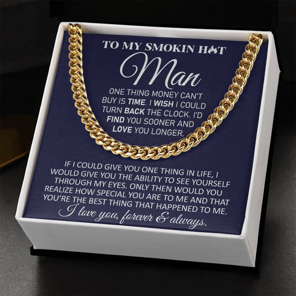My Man - Find You Sooner  Cuban Link Chain