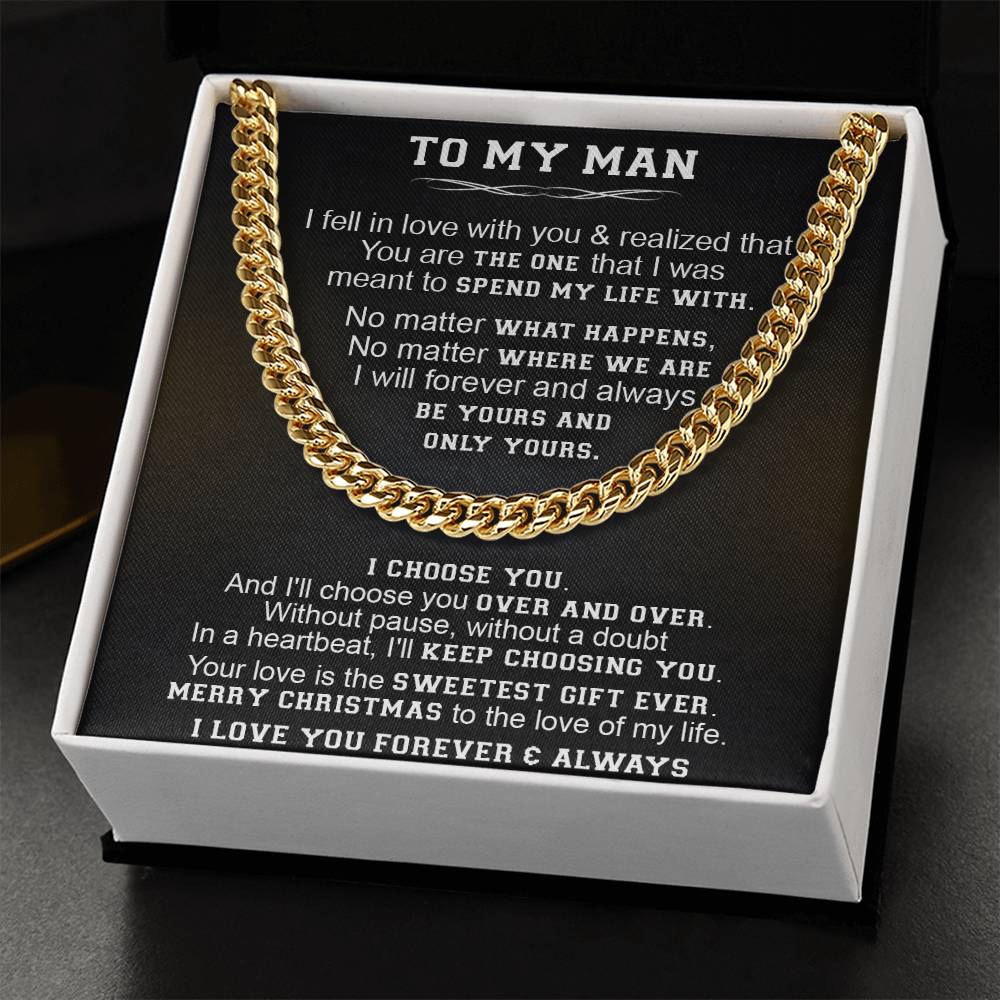 Gift For Your Man - Without Pause - Cuban Link Cuban Link Chain