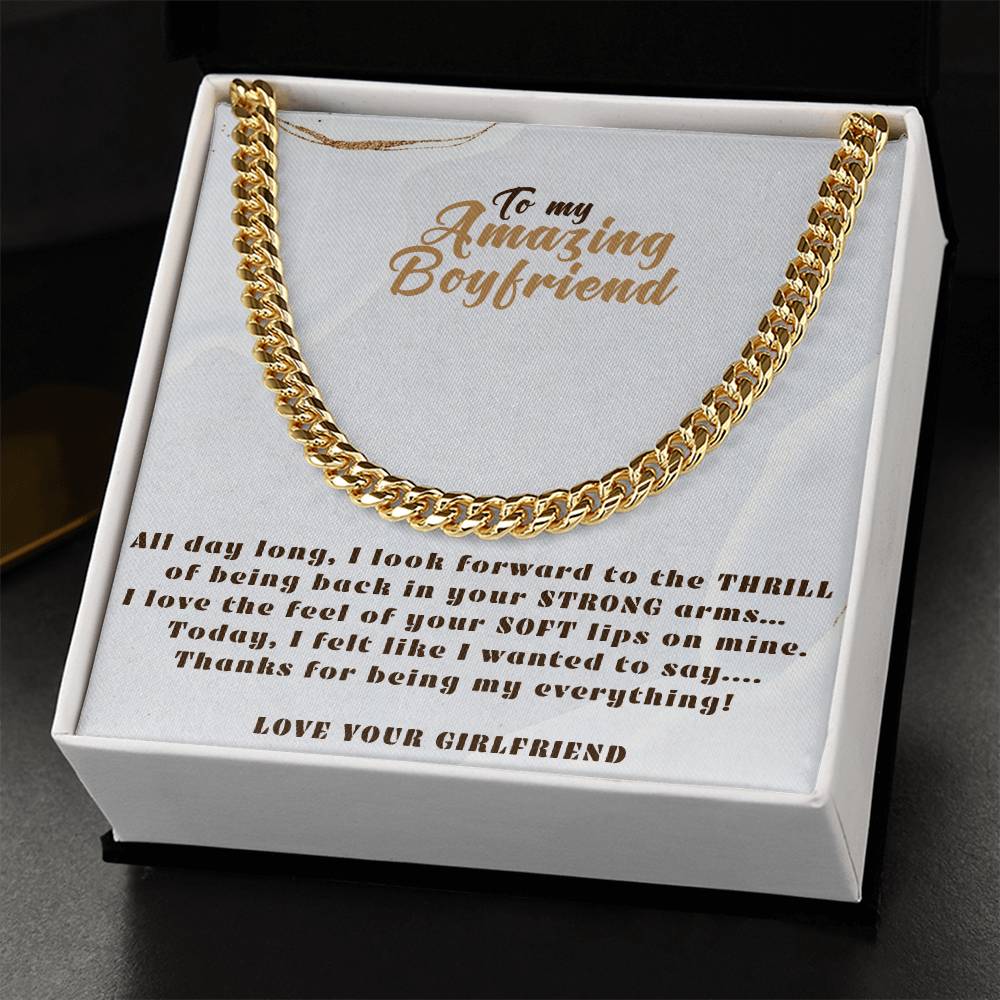To My Everything 🥰 Cuban Link Chain
