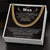 Gift For Your Man - Love You Forever - Cuban Cuban Link Chain