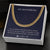 Valentine's Gift For Boyfriend - You Are Someone With Whom My Heart Is Bound Cuban Link Chain