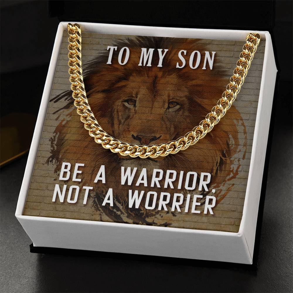 To My Son ❤️  Cuban Link Chain Necklace