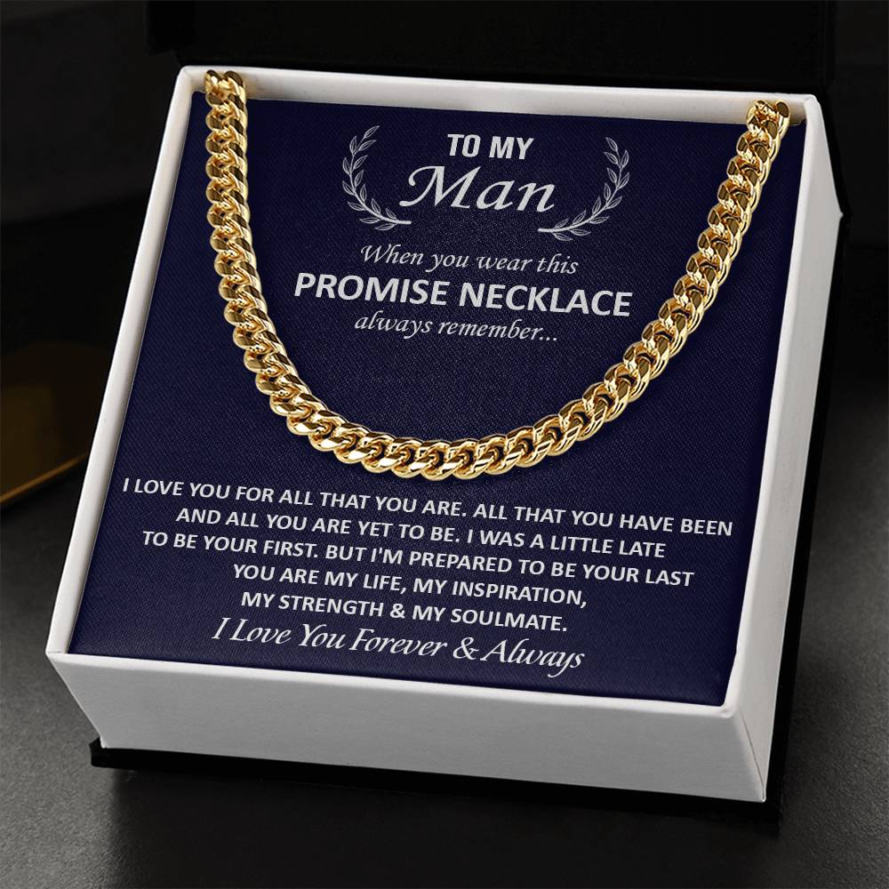 Gift For Your Man - My Strength - Cuban Link Cuban Link Chain