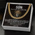Gift For Son - Do Your Best - Cuban Cuban Link Chain