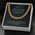 To My Main Cuban Chain Necklace With For All That You Are Message Card Cuban Link Chain