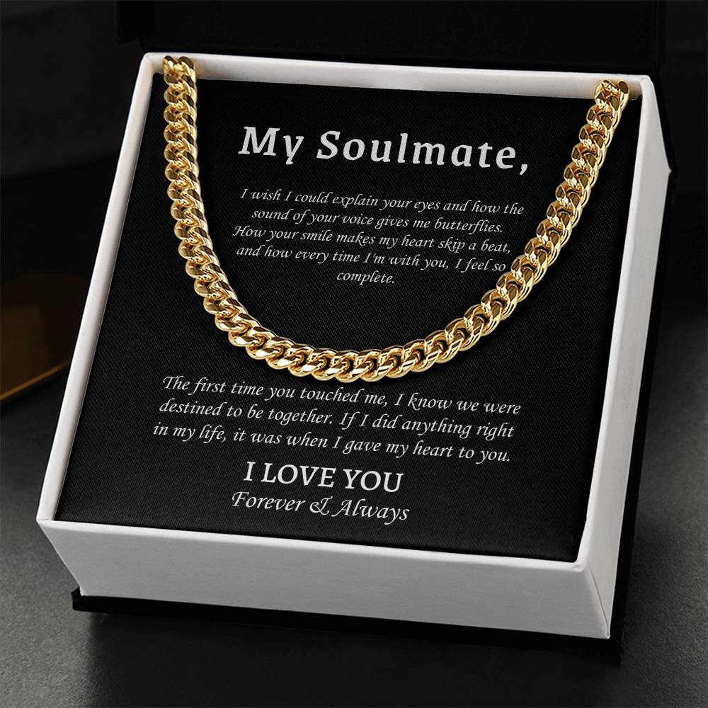Cuban Link Chain Necklace For Him - I Wish I Could Explain...