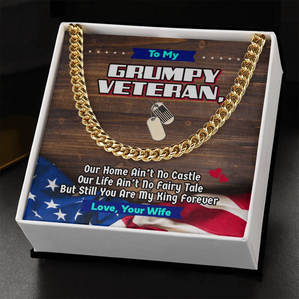 To My Veteran - Cuban Link Chain