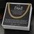 To My Dad Cuban Link Chain Necklace Dad Gift From Son Dad Birthday Father's Day Gift