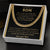 To My Son Just Do Your Best - Cuban Link Chain - Clm8