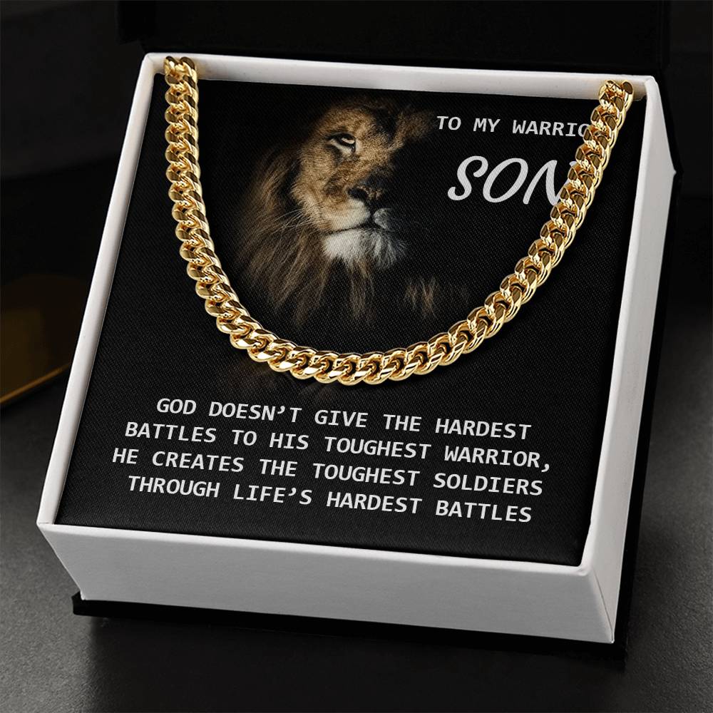 Warrior Son Cuban Link Chain