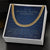 To My Biker Husband - Cuban Chain Necklace From Wife Cuban Link Chain