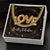 My Be My Valentine Love Cuban Link Chain