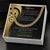 To My Boyfriend Christmas Cuban Link Chain Necklace