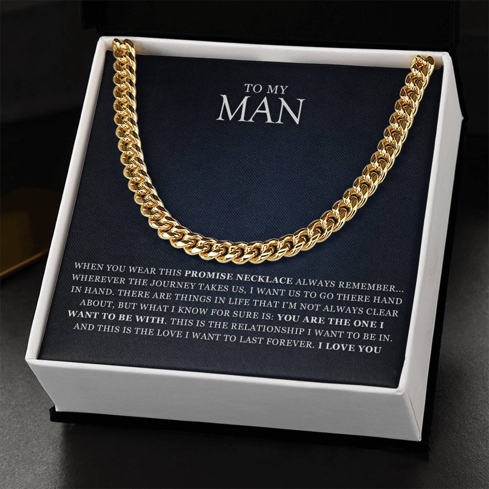 Valentines Gift For Boyfriend Cuban Link Chain