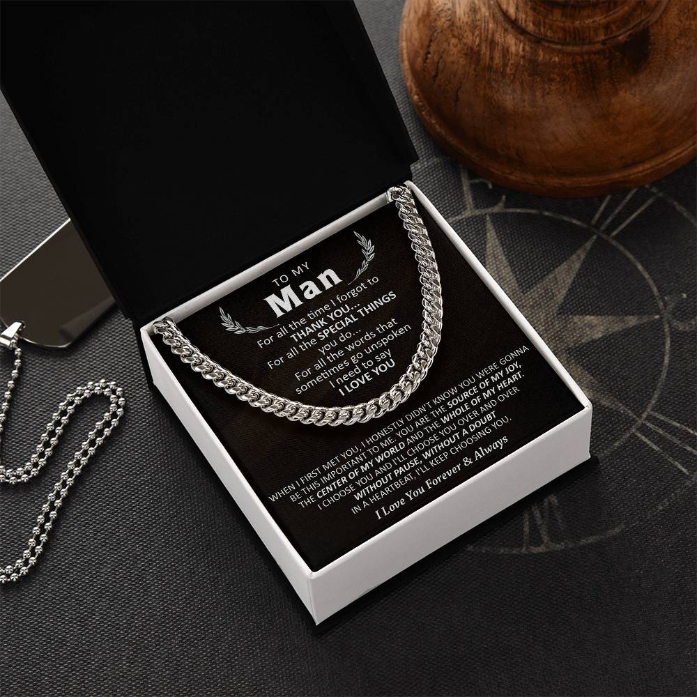 Gift For Your Man - Special Things - Cuban Cuban Link Chain