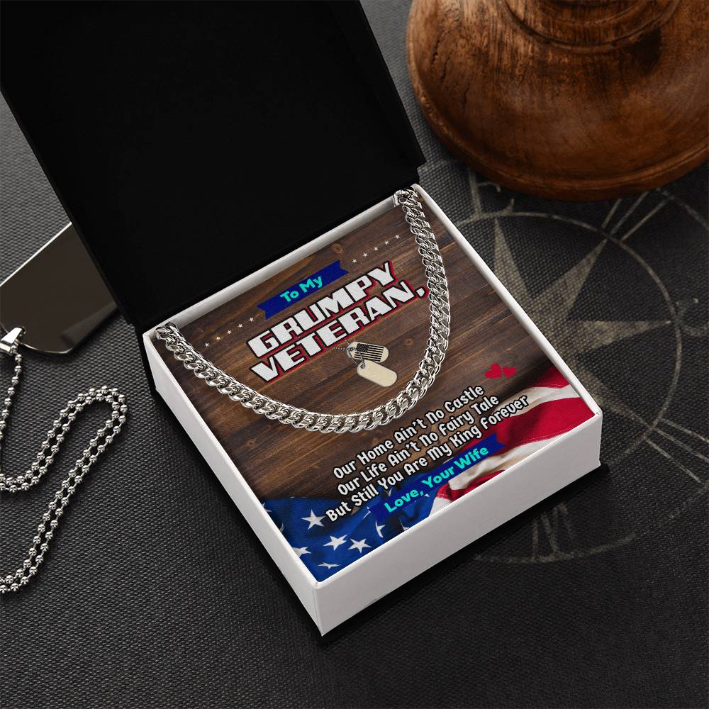 To My Veteran - Cuban Link Chain