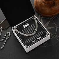 To My Son - So Many Reasons - Cuban Link Chain