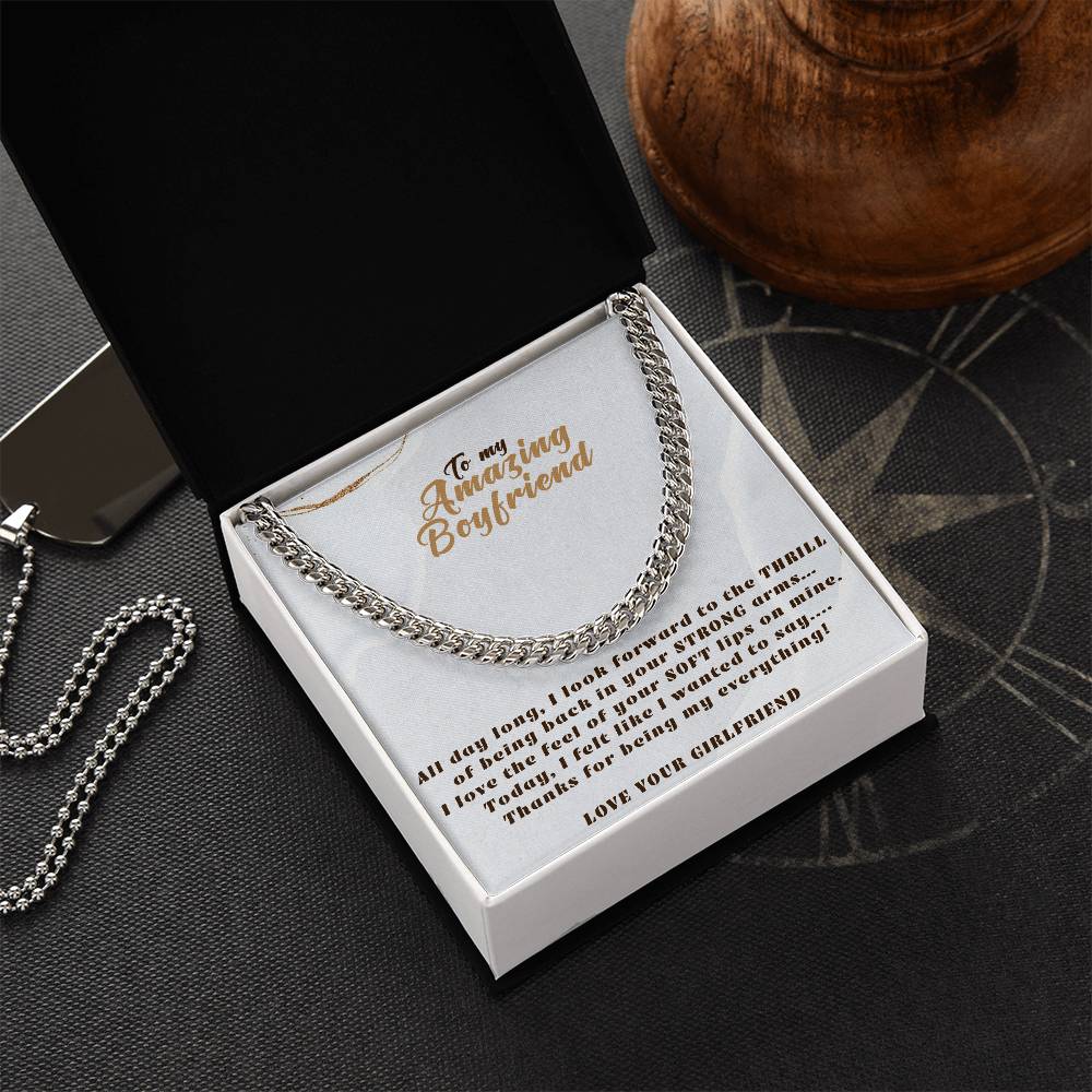 To My Everything 🥰 Cuban Link Chain