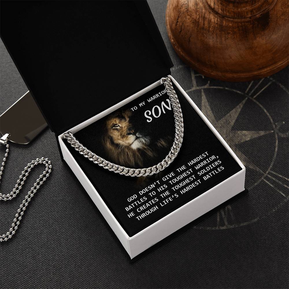 Warrior Son Cuban Link Chain