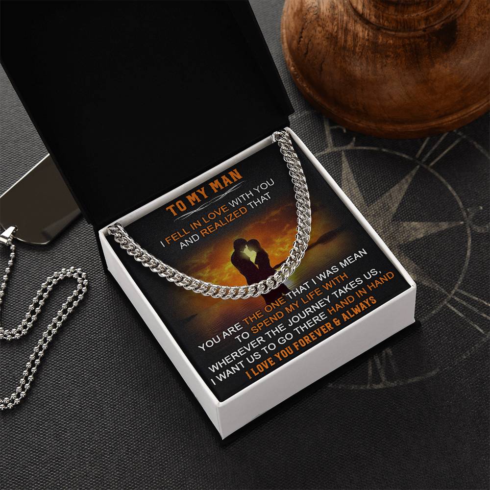 Gift For Your Man - Fell In Love - Cuban Link Cuban Link Chain