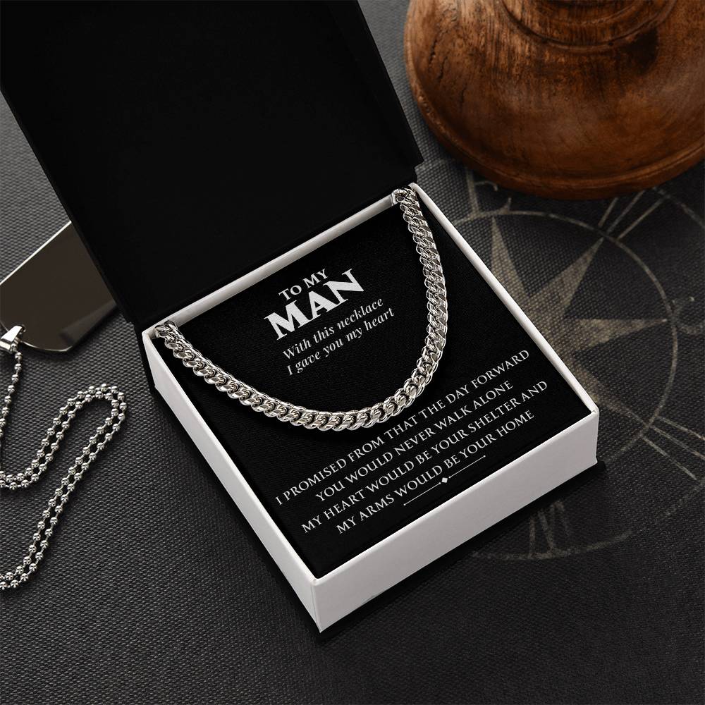 You Would Never Walk Alone Cuban Link Chain