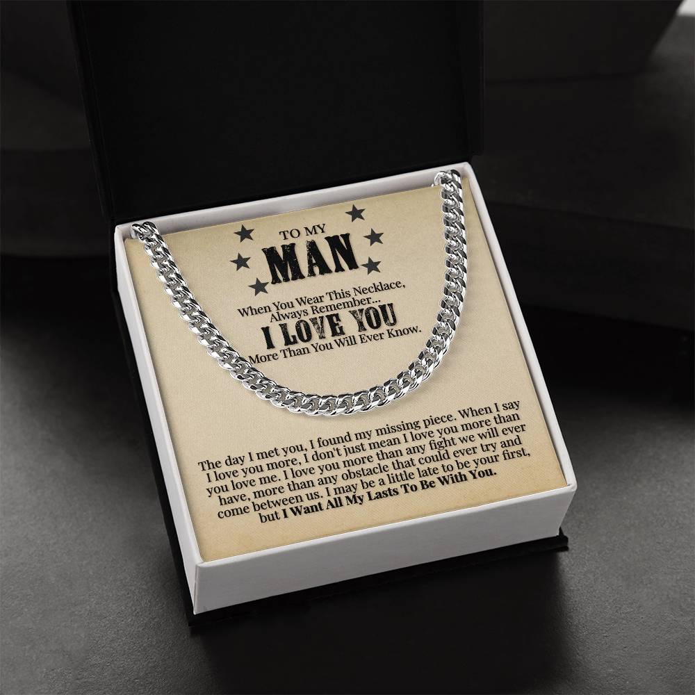 More Than You Will Ever Know - Cuban Link Chain Necklace