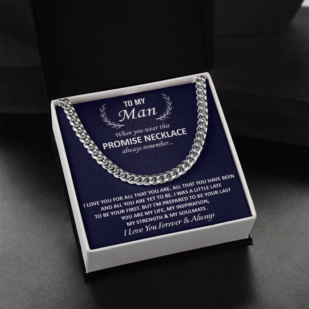 Gift For Your Man - My Strength - Cuban Link Cuban Link Chain
