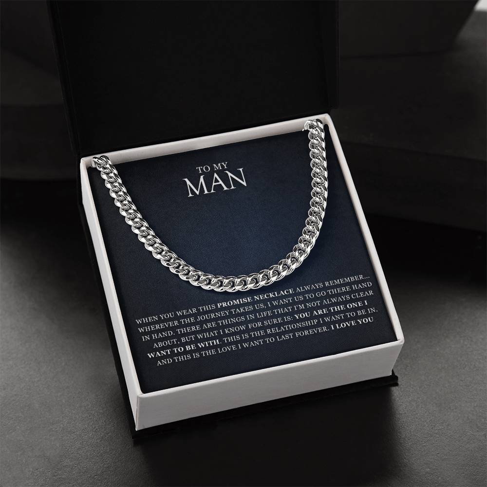 Valentines Gift For Boyfriend Cuban Link Chain