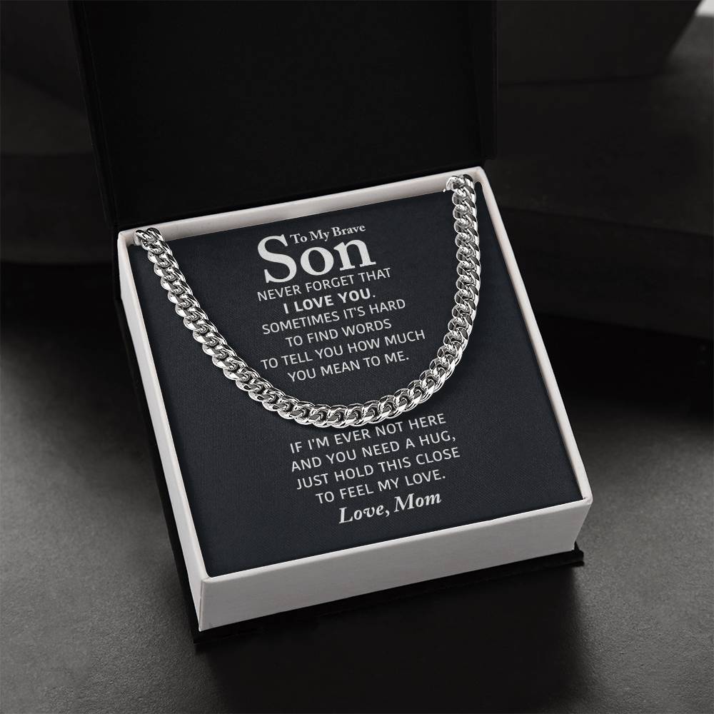 Perfecto Gift For Son Cuban Link Chain