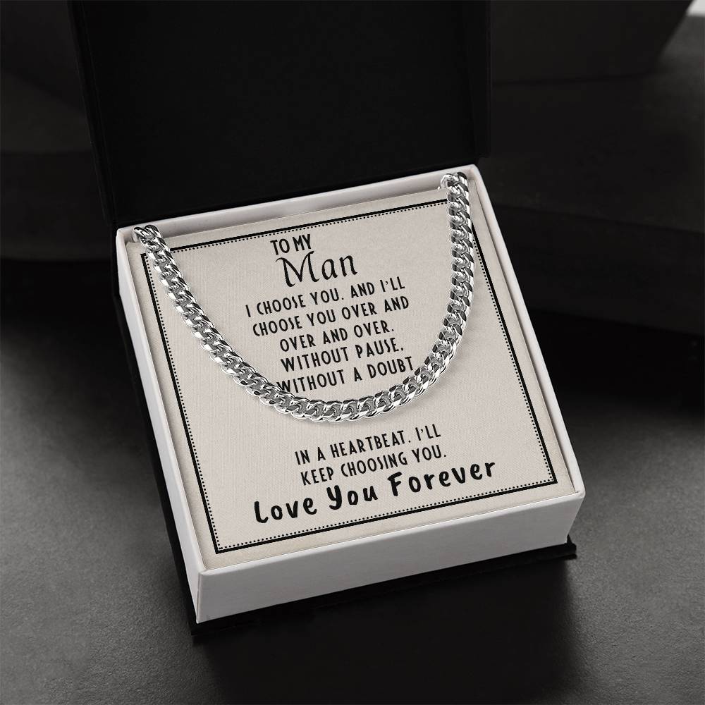 Cuban Link Chain Gift For My Man