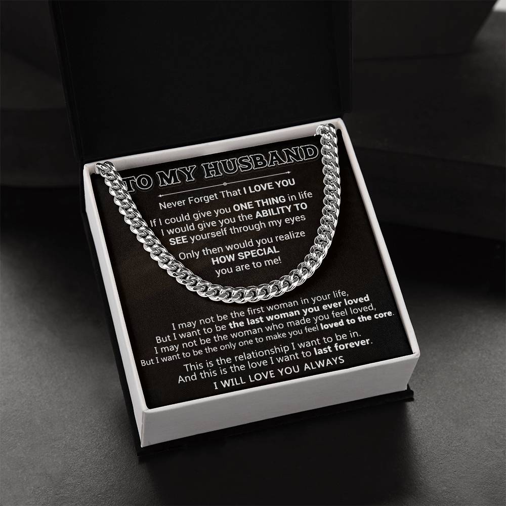 Gift For Husband - In Your Life - Cuban Link Cuban Link Chain