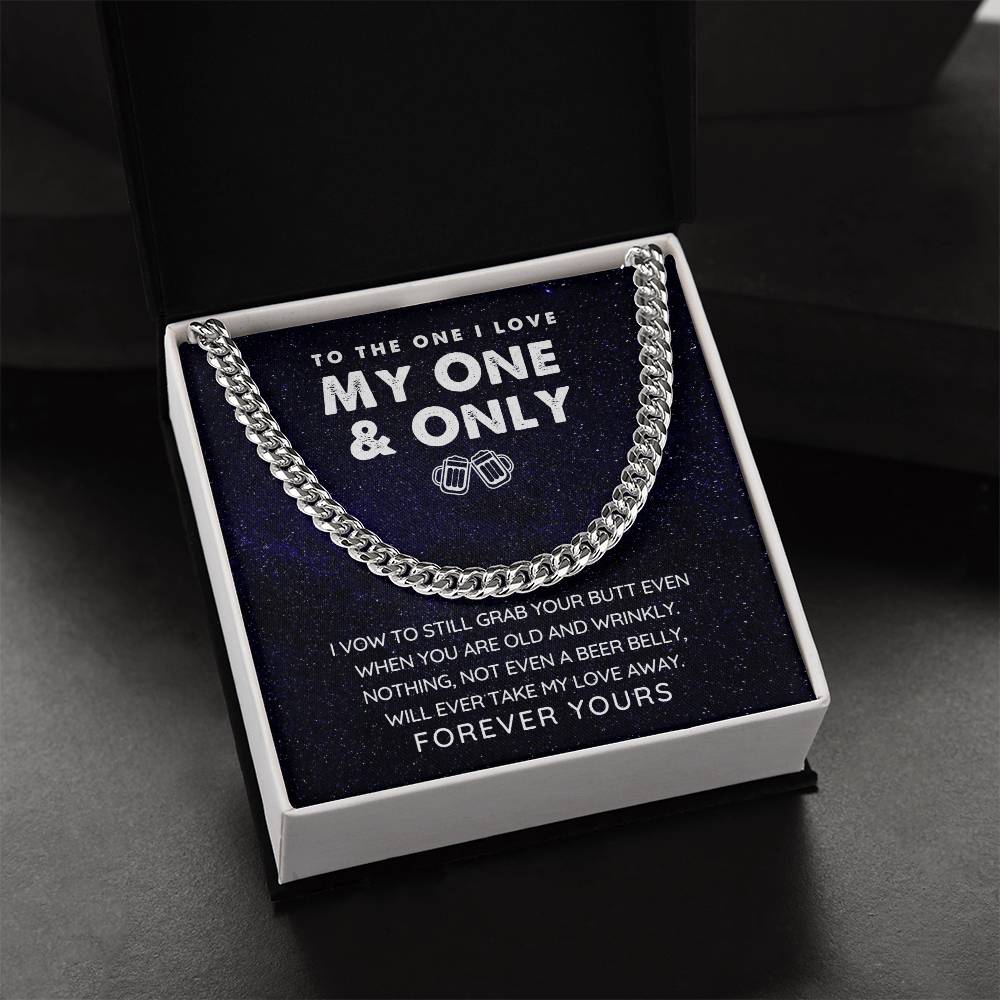 Funny Gift For Him Necklace - Limited Edition - Get Yours Today Cuban Link Chain
