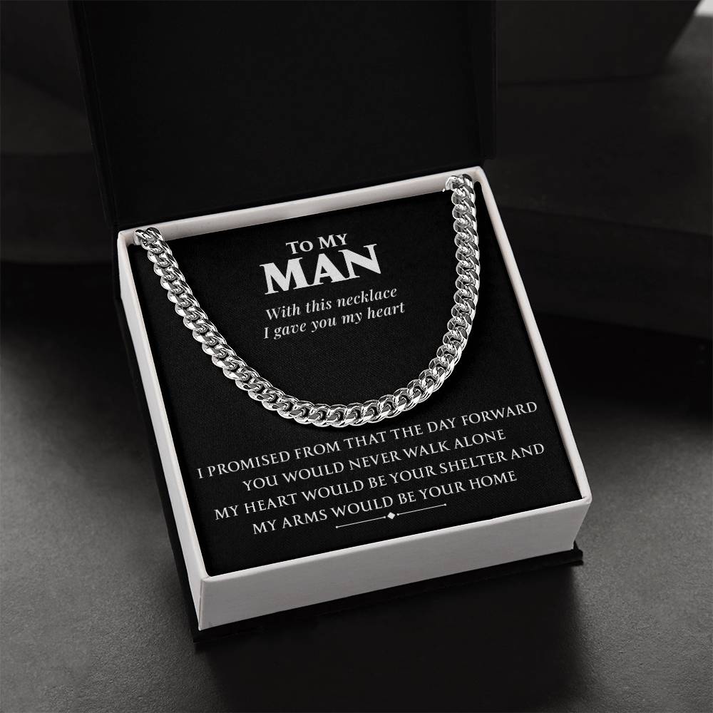 You Would Never Walk Alone Cuban Link Chain