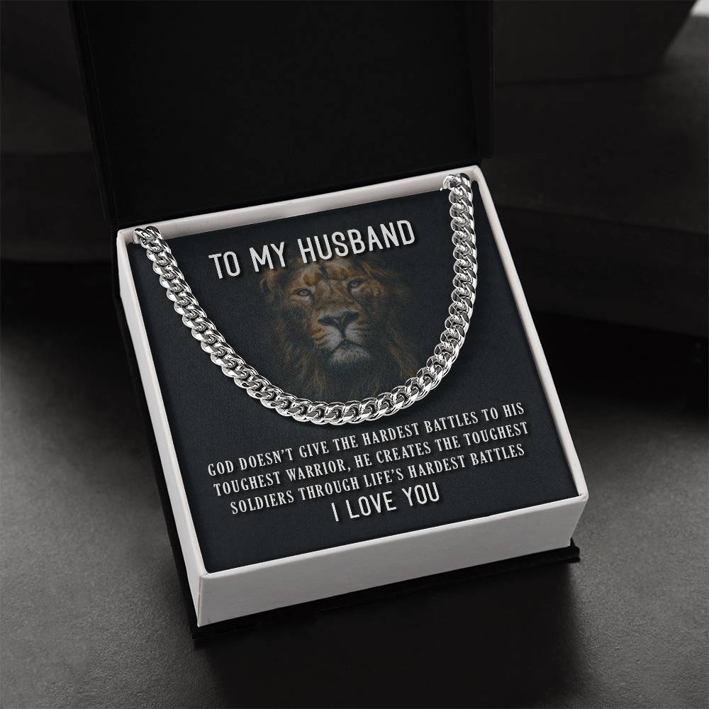 To My Husband ❤️ 🎁  Cuban Link Chain Necklace